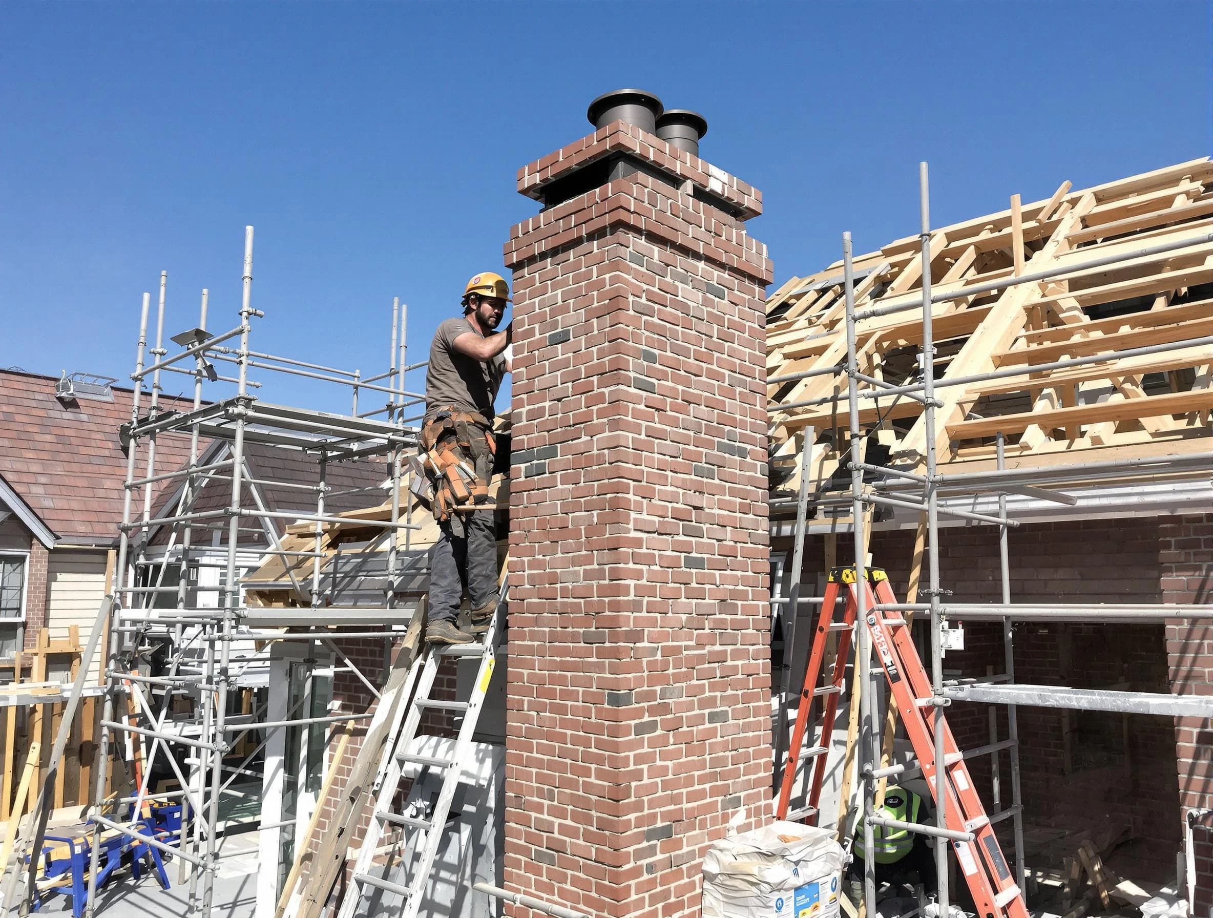 New chimney installation completed by Enon Chimney Sweep in Enon, VA