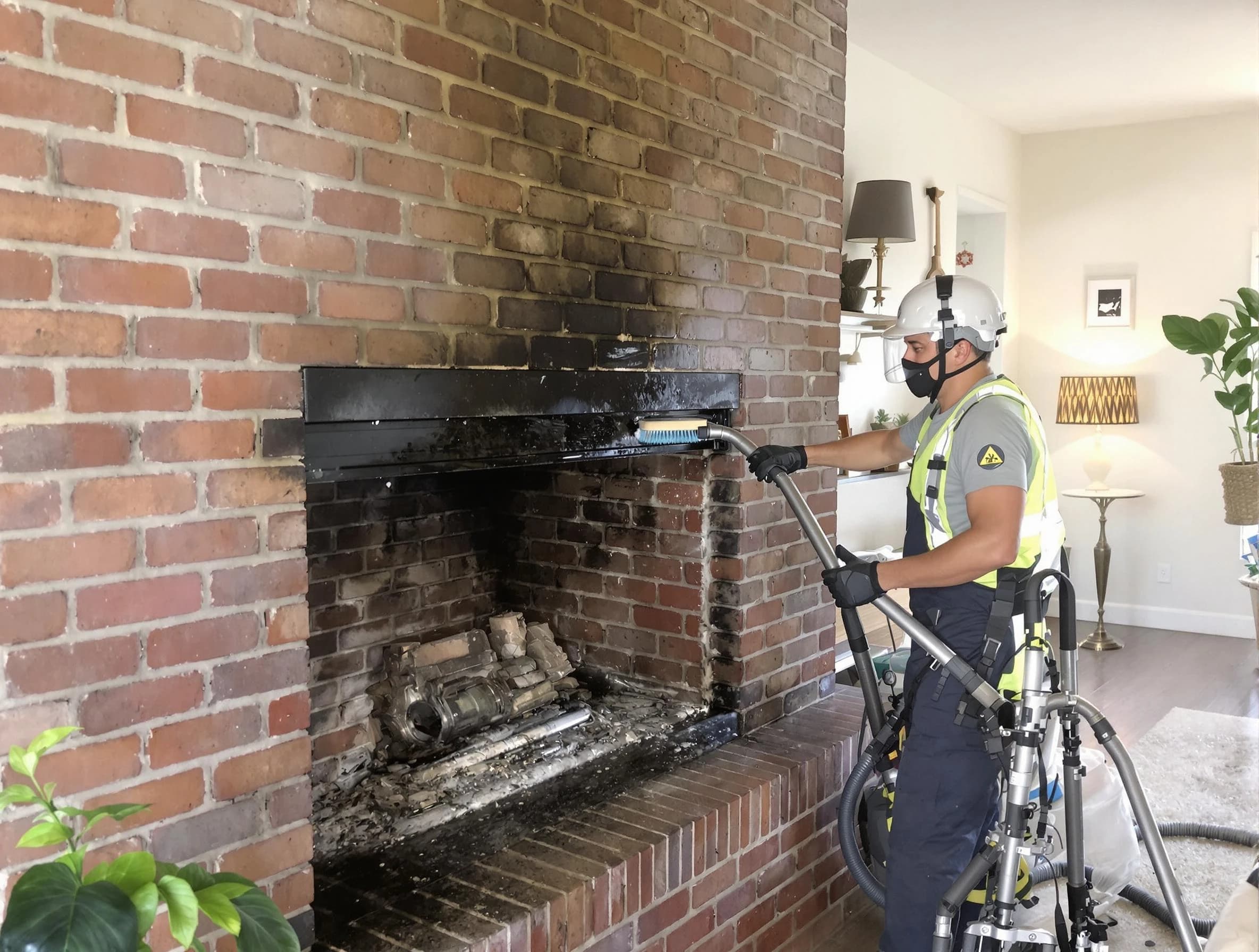 Enon Chimney Sweep providing fireplace cleaning services in Enon, VA