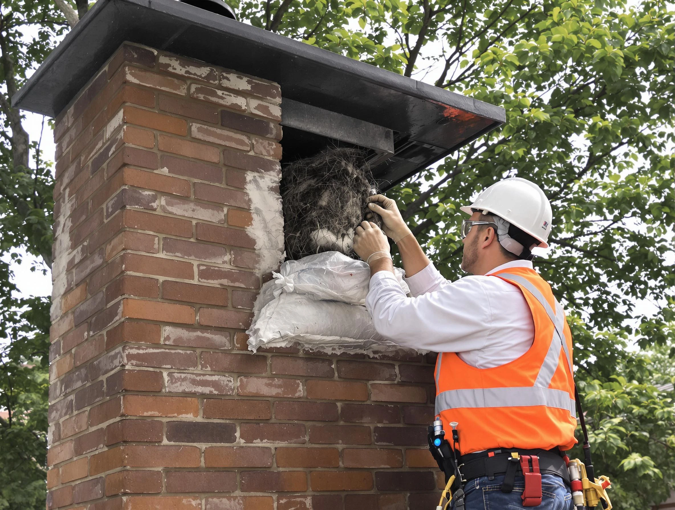 Humane removal of debris and animals by Enon Chimney Sweep in Enon, VA