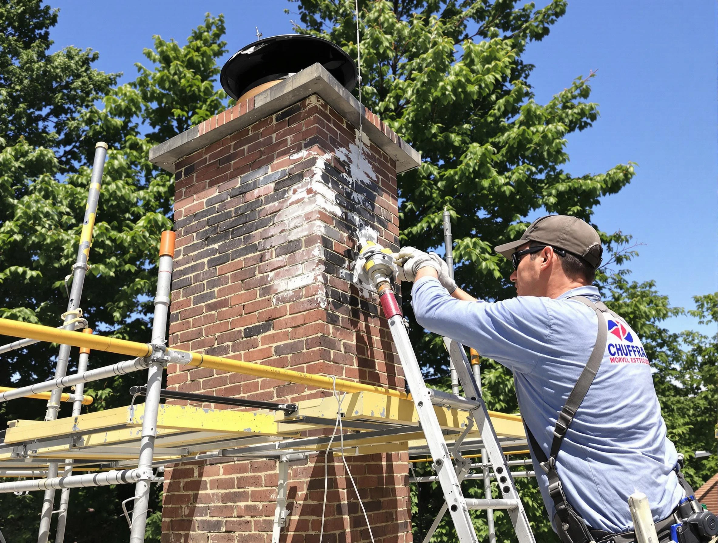 Structural chimney repair by Enon Chimney Sweep in Enon, VA
